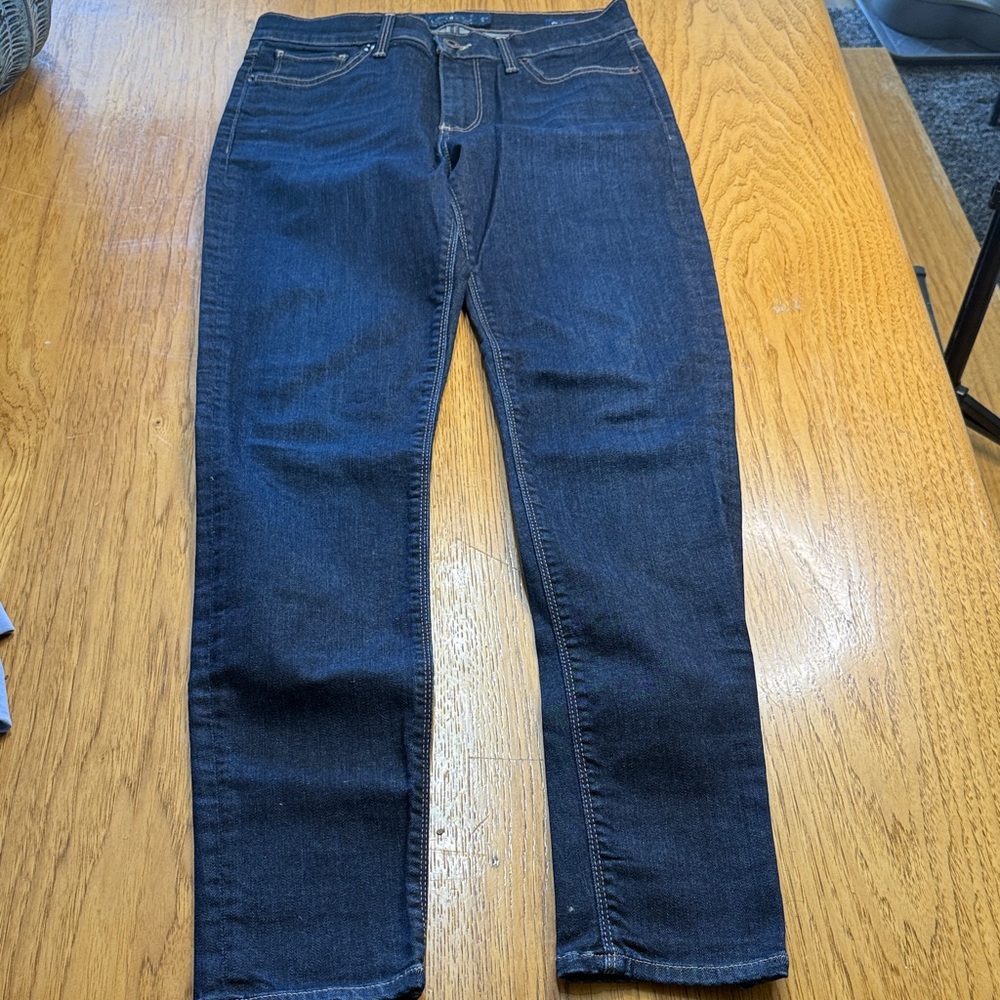 Lucky Brand Women's Dark Blue Skinny Jeans